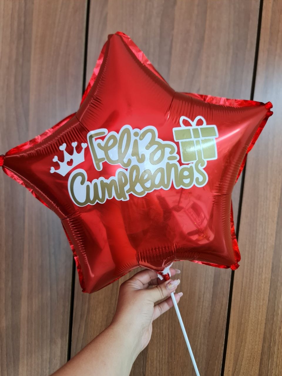Globo estrella personalizado