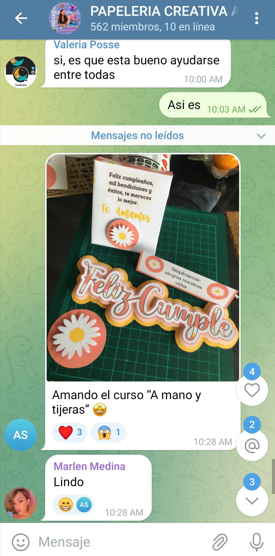Proyecto de papelería creativa hecho por una alumna del curso (3)
