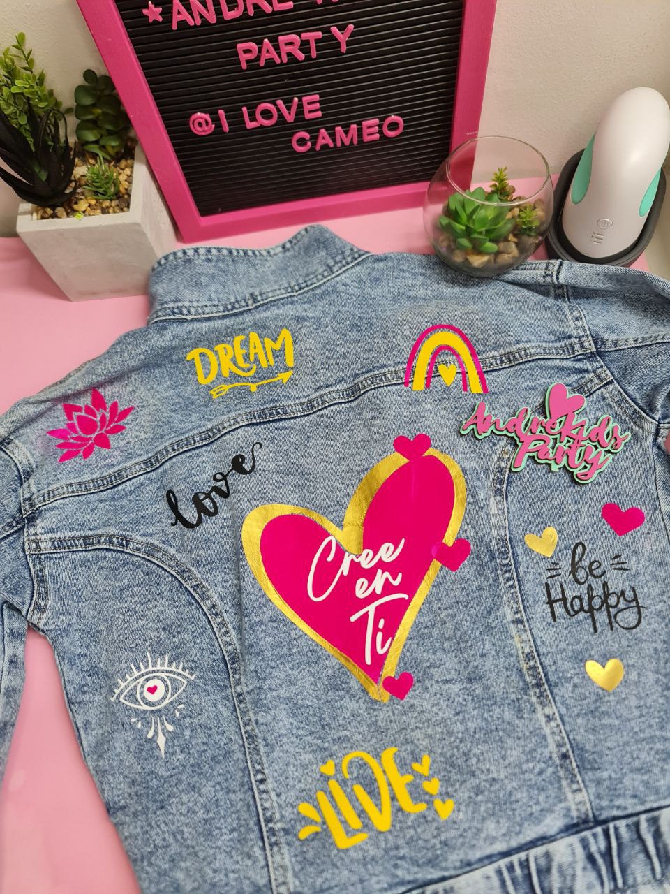 Campera de jean personalizada