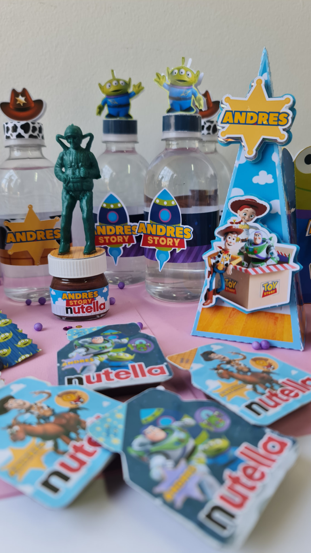 Snacks personalizados y Pirámide 3D