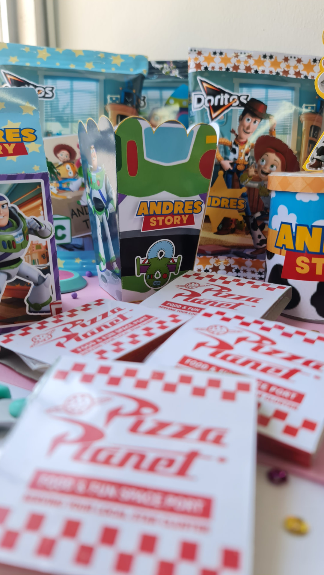 Cajas de Pizza Planet