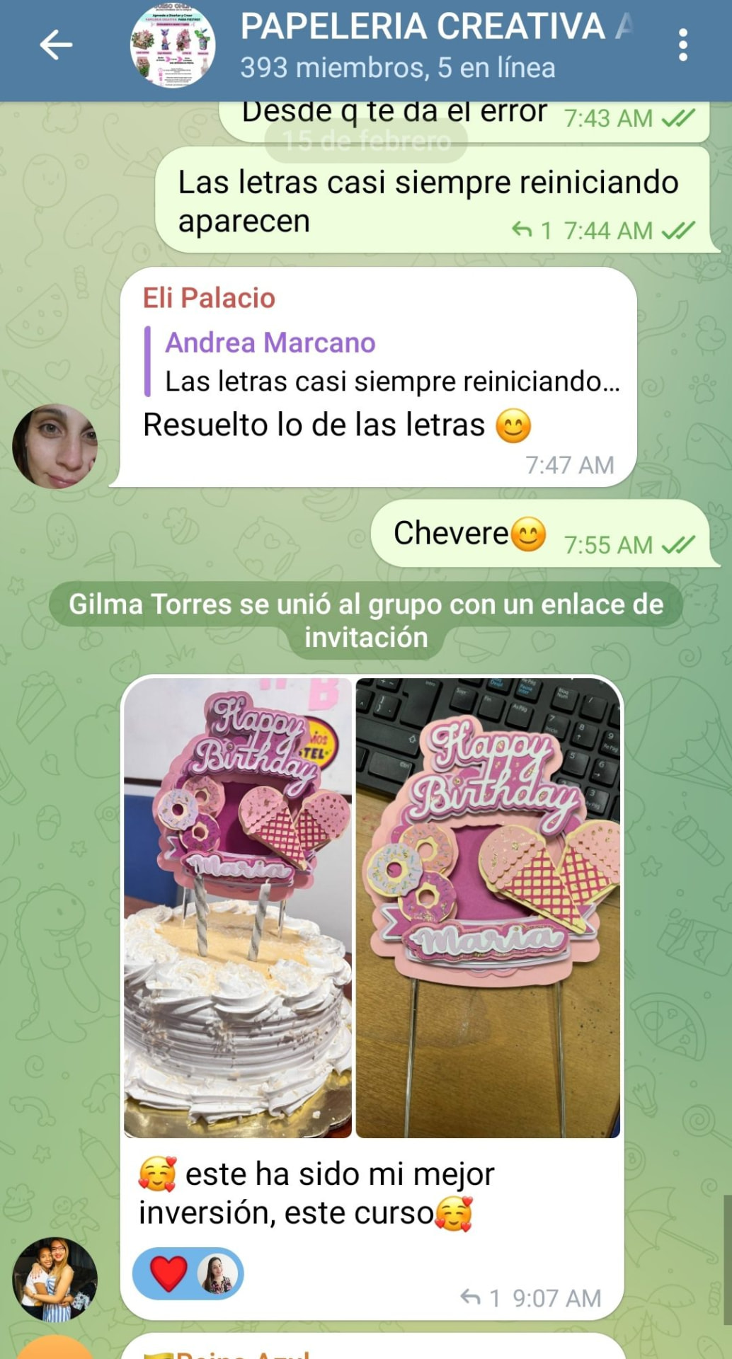 Proyecto de papelería creativa hecho por una alumna del curso (4)