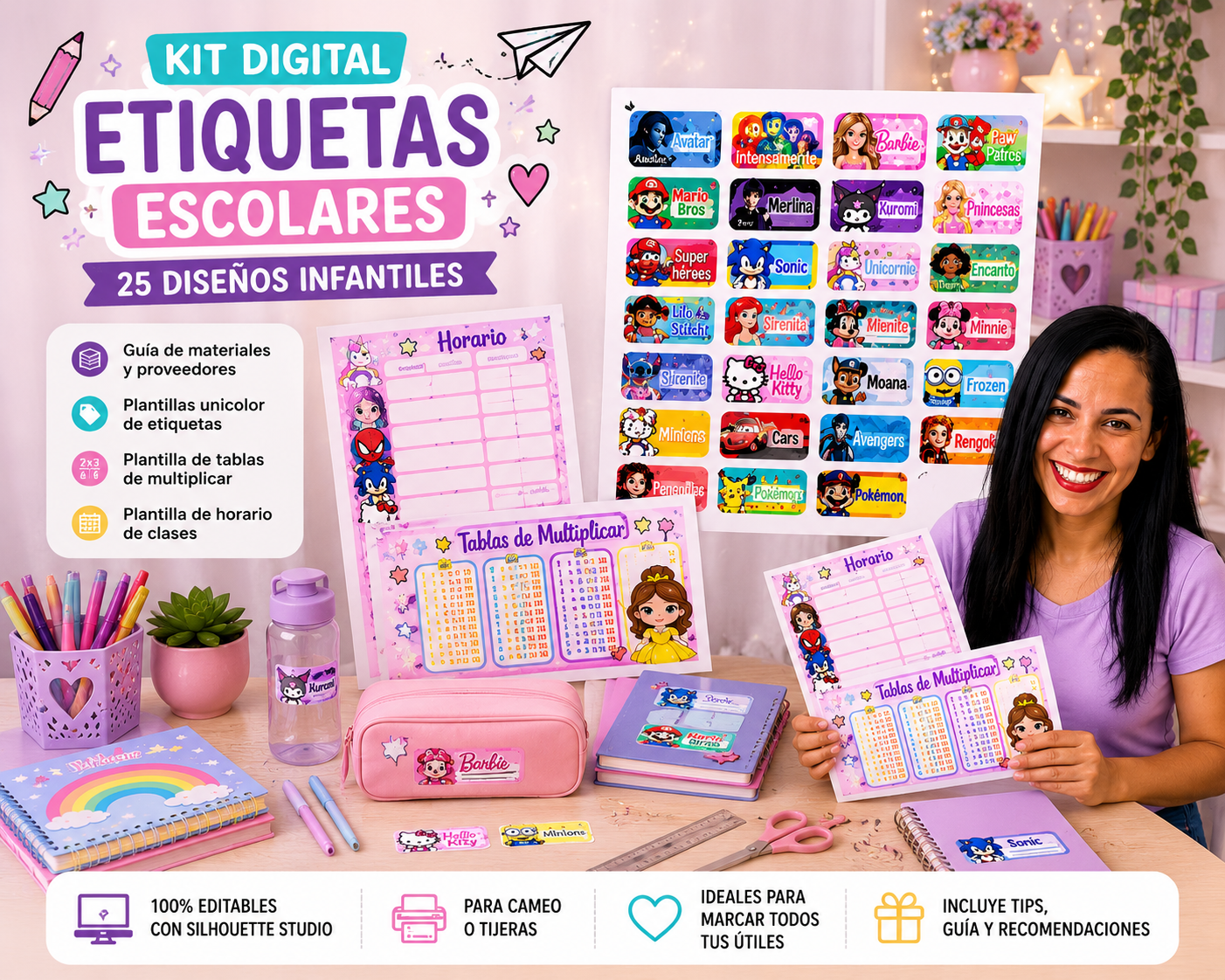 Etiquetas Escolares