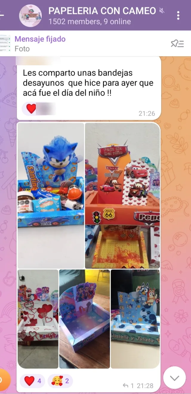 Captura del grupo de alumnas 16
